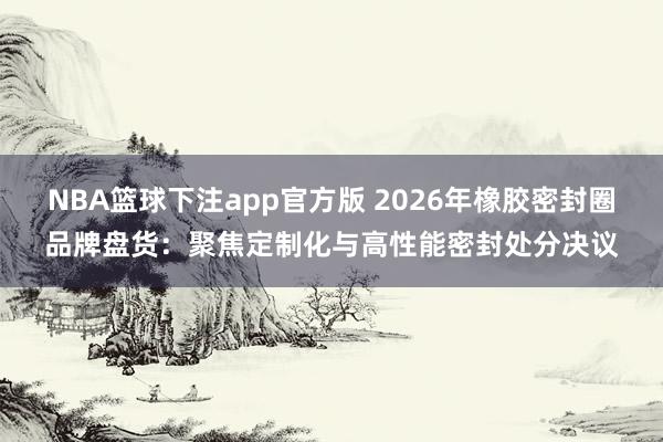 NBA篮球下注app官方版 2026年橡胶密封圈品牌盘货：聚焦定制化与高性能密封处分决议